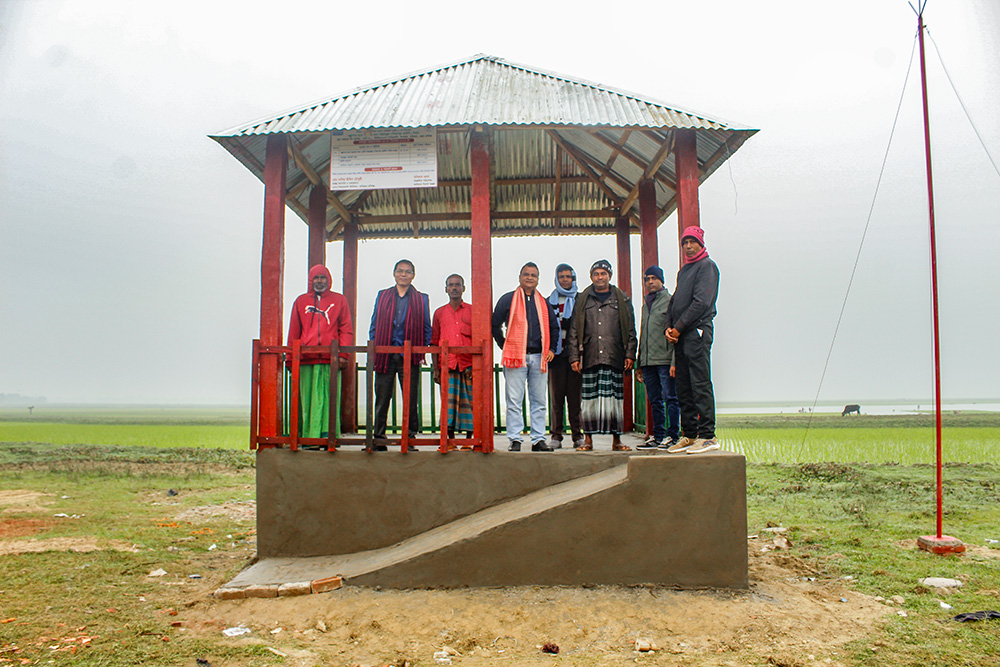 Caritas Bangladesh provides storm shelters to prevent lightning strike deaths