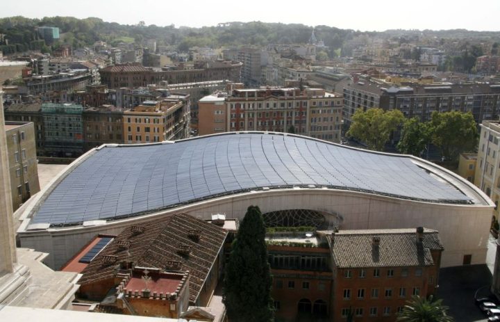 Pope launches project to get Vatican to run solely on solar power