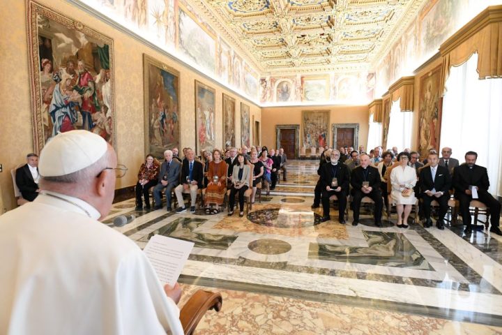 Science that serves humanity is in harmony with faith, pope says